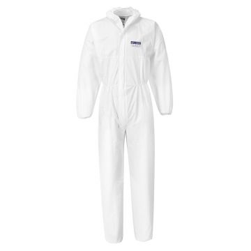 Combinezon microporos BizTex Portwest ST40WHRXL, tip 5/6, culoare alb, marime XL, set 50 buc.