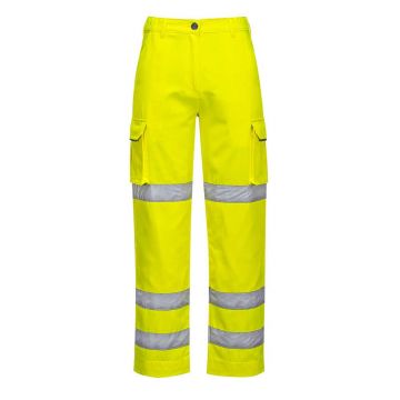 Pantaloni de dama Hi-Vis Portwest LW71YERXXL, culoare galben, marime XXL, talie normala