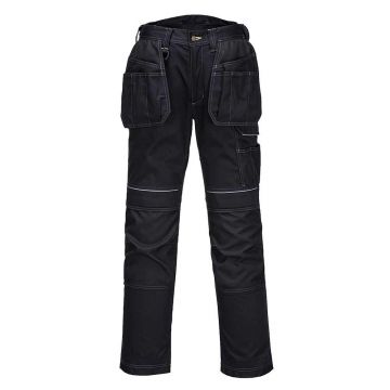 Pantaloni de lucru cu buzunare Portwest T602BKR40, culoare negru, marime 40, talie normala