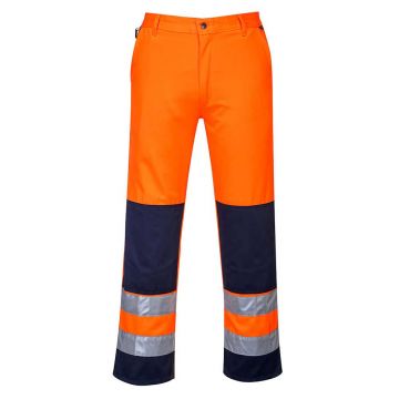 Pantaloni Hi-Vis Portwest Sevilia TX71ONRS, culoare portocaliu bleumarin, marime S, talie normala