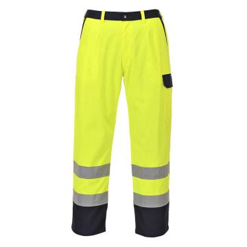 Pantaloni ignifugi Hi-Vis Portwest Pro FR92YERL, culoare galben, marime L, talie normala