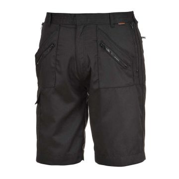 Pantaloni scurti Portwest Action S889BKR4XL, culoare negru, marime 4XL, talie normala