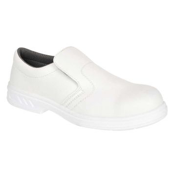 Pantofi de protectie Portwest S2 Steelite Slip On FW81WHR47, culoare alb, marime 47
