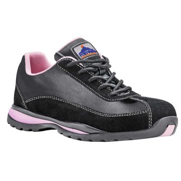 Pantofi pentru femei Portwest Steelite S1P HRO FW39BPR36, culoare negru roz, marime 36