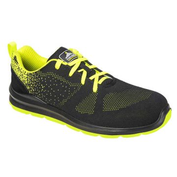 Pantofi Portwest Steelite AIRE S1P FT25BGN47, culoare negru verde, marime 47