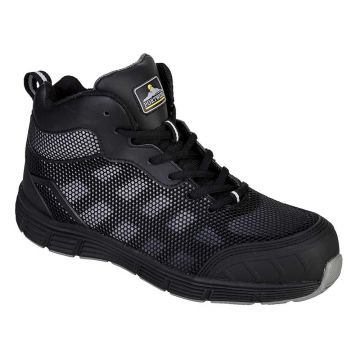 Bocanci Portwest Derwent Compositelite S1P, FC15, FC15BKG47, culoare negru gri, marime 47