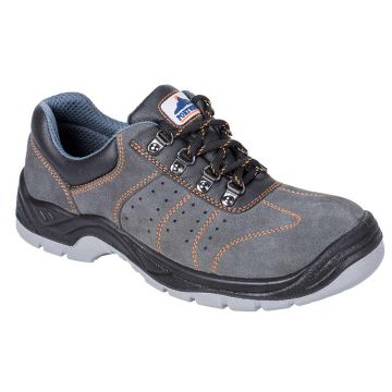 Bocanci Portwest Trainer Steelite Perforated S1P, FW02, FW02GRR36, culoare gri, marime 36