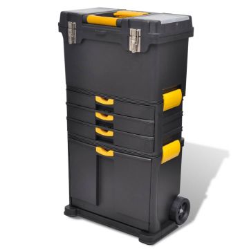 Carucior pentru scule, lada de scule portabila, cu roti