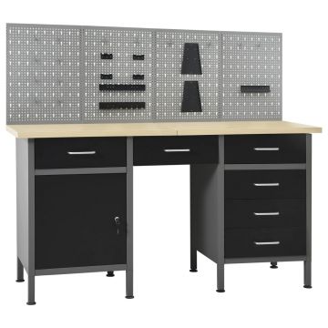 Gossi banc de lucru cu patru panouri de perete