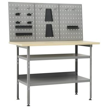 Gossi banc de lucru cu trei panouri de perete