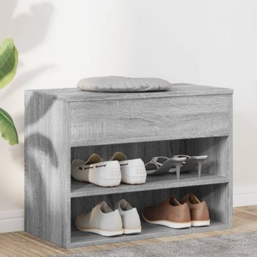 Gossi banca pentru pantofi stejar sonoma 60x30x45 cm lemn prelucrat