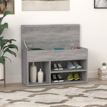 Gossi banca pentru pantofi stejar sonoma 80x30x45 cm lemn prelucrat
