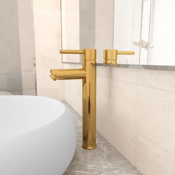 Gossi baterie mixer de baie, auriu, 12x30 cm