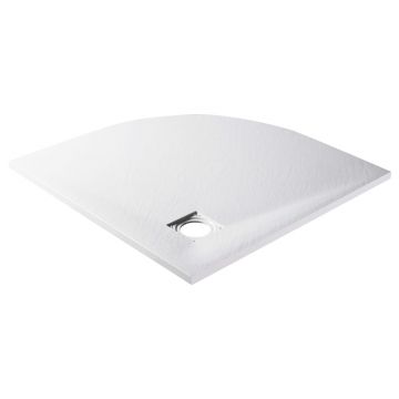 Gossi baza cadita de dus, alb, 90x90 cm, smc