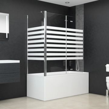 Gossi cabina de baie, 120x68x130 cm, benzi din sticla securizata