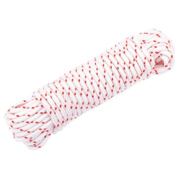 Gossi cablu de pornire cu tragere, alb si rosu Ø4 mm 10 m nailon