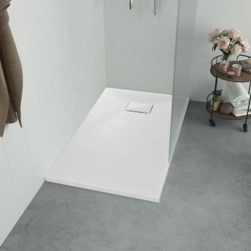 Gossi cadita de dus, alb, 100 x 70 cm, smc
