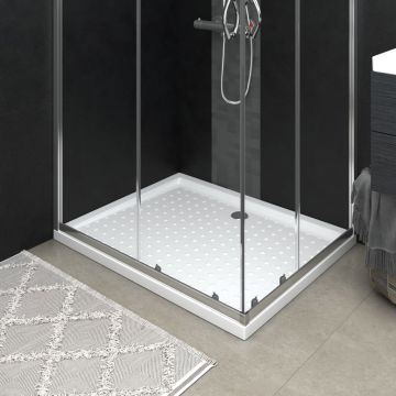 Gossi cadita de dus cu puncte, alb, 80x100x4 cm, abs