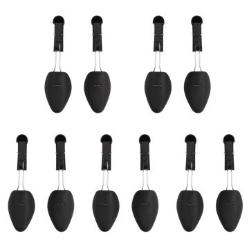 Gossi calapoade de pantofi, 5 perechi, negru, eu 38-44, plastic