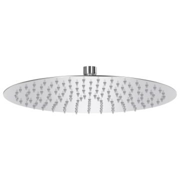 Gossi cap de dus tip ploaie rotund, 30 cm, otel inoxidabil 304
