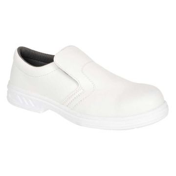 Pantofi de lucru Portwest Slip On O2 FW58WHR46, culoare alb, marime 46