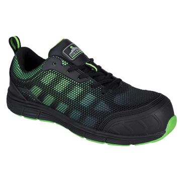 Pantofi Portwest Compositelite Ogwen S1P FT35BGN44, culoare negru verde, marime 44