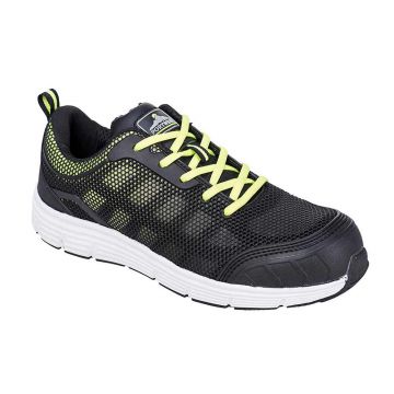 Pantofi Portwest Steelite Tove S1P FT15BGN40, culoare negru verde, marime 40