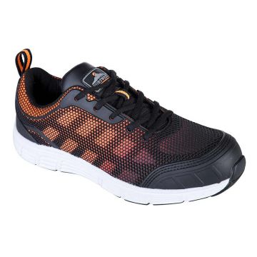 Pantofi Portwest Steelite Tove S1P FT15BKO40, culoare negru portocaliu, marime 40
