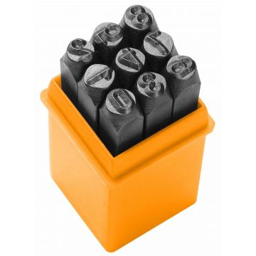 9 punctatoare cu cifre 3 mm