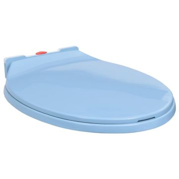 Gossi capac wc inchidere silentioasa eliberare rapida albastru oval