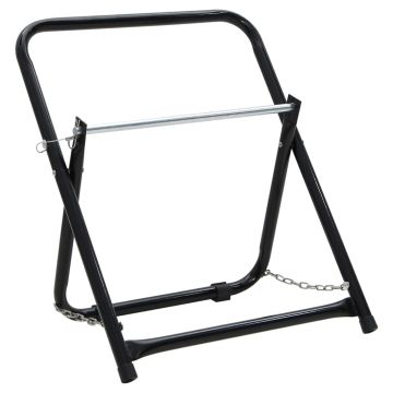 Gossi carut tambur furtun 48 cm 45 kg negru otel vopsit electrostatic