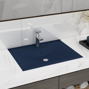 Gossi chiuveta baie lux orificiu robinet albastru 60x46 cm ceramica