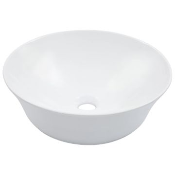 Gossi chiuveta de baie, alb, 41x12,5 cm, ceramica