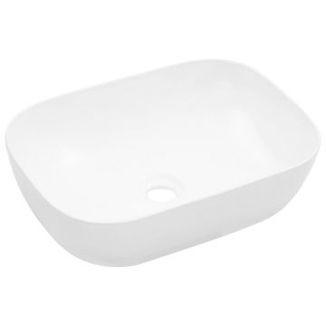 Gossi chiuveta de baie, alb, 45,5 x 32 x 13 cm, ceramica