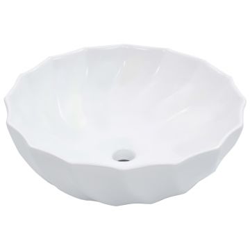 Gossi chiuveta de baie, alb, 46 x 17 cm, ceramica