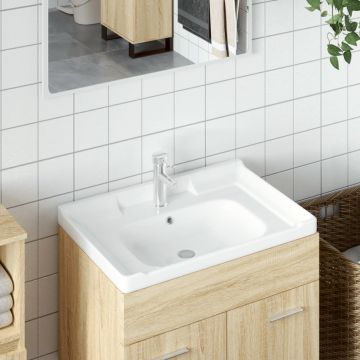 Gossi chiuveta de baie alba 61x48x23 cm, patrata, ceramica