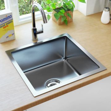 Gossi chiuveta de bucatarie lucrata manual, otel inoxidabil