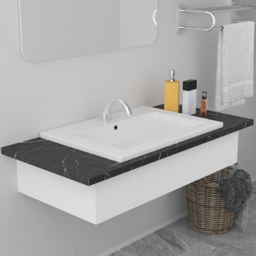 Gossi chiuveta incorporata, alb, 61 x 39,5 x 18,5 cm, ceramica
