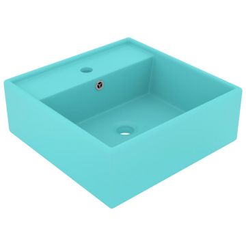 Gossi chiuveta lux preaplin verde mat 41x41 cm ceramica patrat