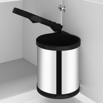 Gossi cos de gunoi incorporat de bucatarie, 12 l, otel inoxidabil