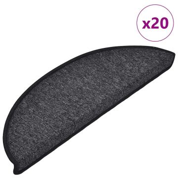 Gossi covorase scara 20 buc antracit 56x17x3 cm