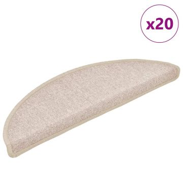 Gossi covorase scara 20 buc taupe 56x17x3 cm