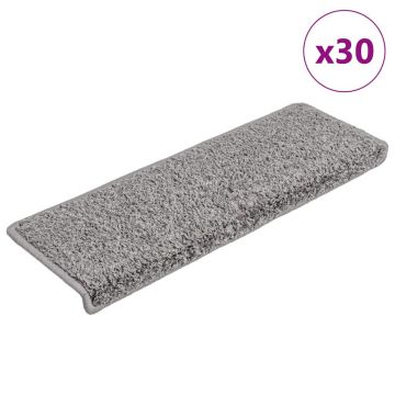 Gossi covorase scara 30 buc 65x21x4 cm gri