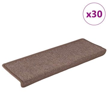 Gossi covorase scara 30 buc 65x21x4 cm maro