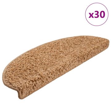 Gossi covorase scara 30 buc bej 65x21x4 cm