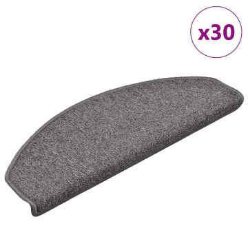 Gossi covorase scara 30 buc gri inchis 65x24x4 cm