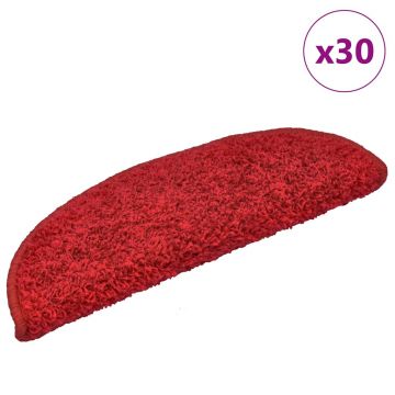 Gossi covorase scara 30 buc rosu 65x21x4 cm