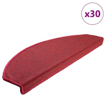 Gossi covorase scara 30 buc rosu bordeaux 65x24x4 cm