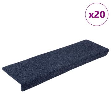 Gossi covorase scara autoadezive 20 buc antracit 65x21x4 cm