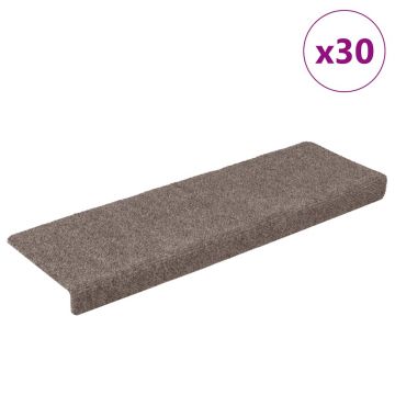 Gossi covorase scara autoadezive 30 buc crem 65x21x4 cm